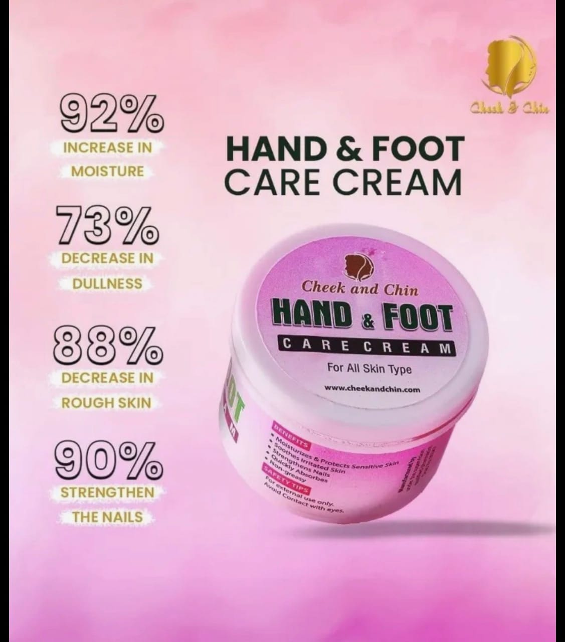 Cheek & Chin Hand & Foot Care Cream