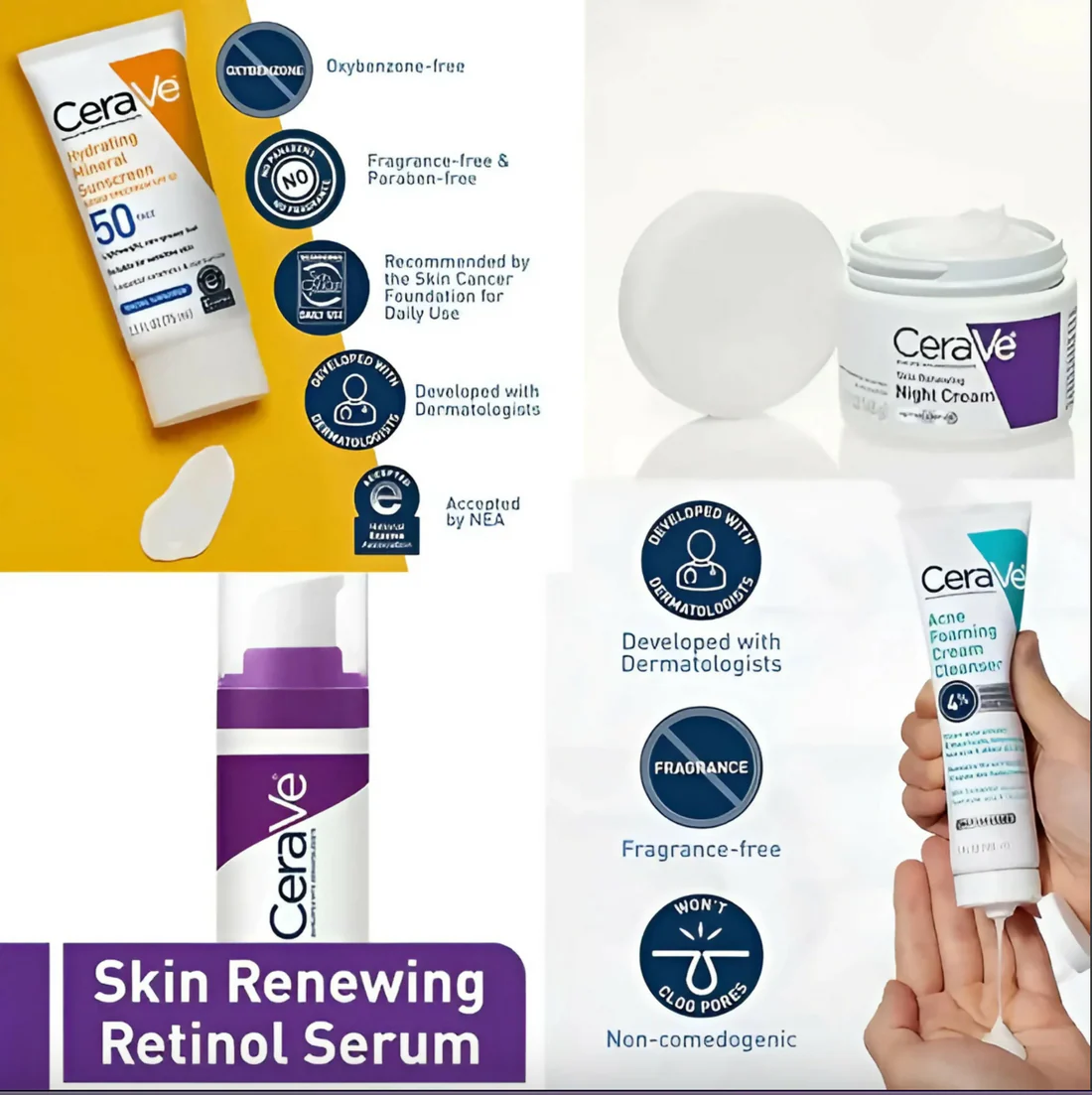 CeraVe 4 In 1 Skincare Kit