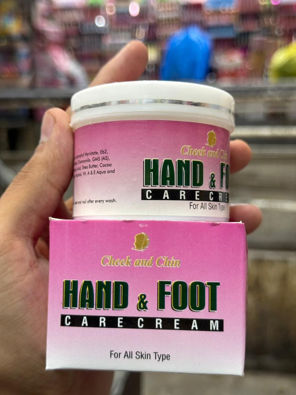 Cheek & Chin Hand & Foot Care Cream