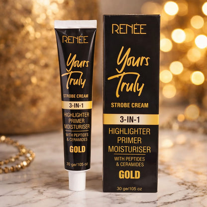 RENÉE Yours Truly 3-in-1 Gold Strobe Cream