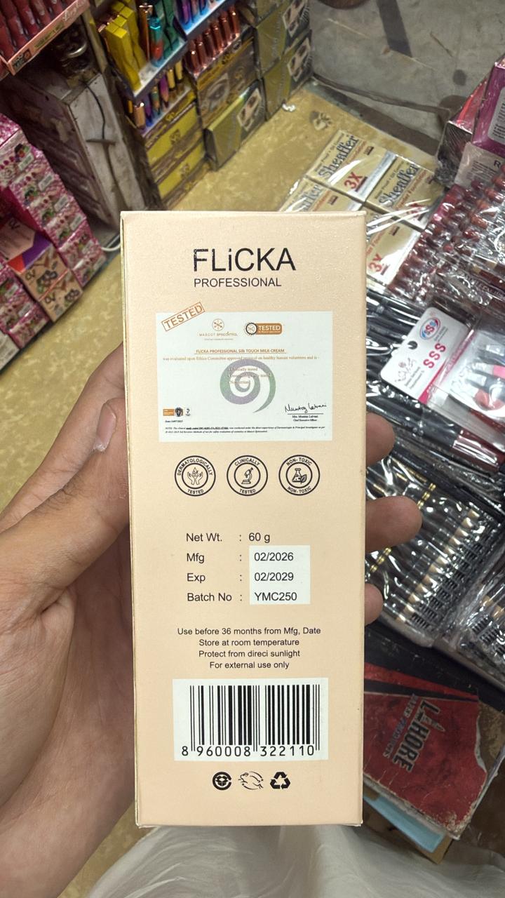 Flicka Silk Touch Milk Cream Concentrate Multi Function Moisturizer And Primer